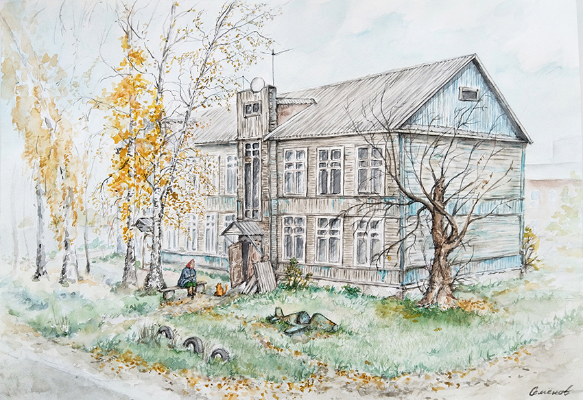 Старый барак