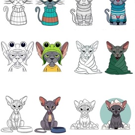 Серия «Недовольные сфинксы»