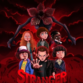 Фан арт Stranger things