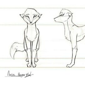 Ракурсы персонажа "Лиса" (по сказке Лиса и заяц).