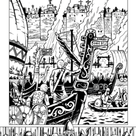 комикс Борис и Глеб 1