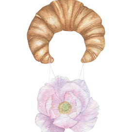 Воздушный круассан