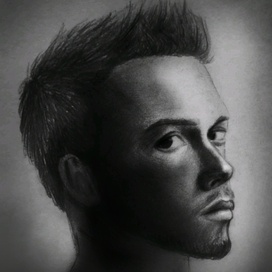 Портрет углем