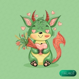 5 Иллюстрация из серии "Монстрик Тибуташка"