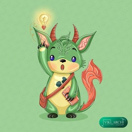 6 Иллюстрация из серии "Монстрик Тибуташка"