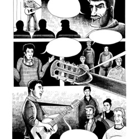 Страница комикса "Летела жизнь"