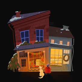 Новогодние витрины 