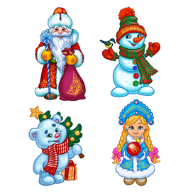 иллюстрации для конфетных фантиков