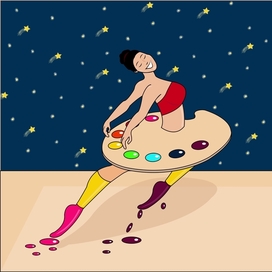 Девушка-Палитра