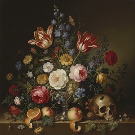 натюрморт в стиле Яна Давидса де Хема