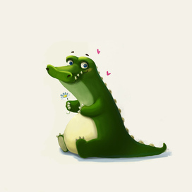 Влюбленный крокодил