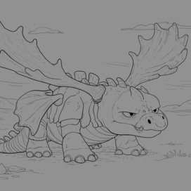 Концепт необычного животного. 