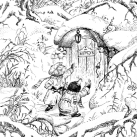 "Ветер в ивах", домик Барсука