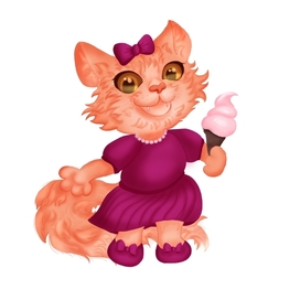 Кошка Ириска