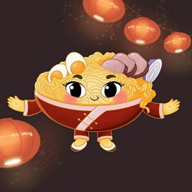 Бренд-персонаж корейская Лапшичка 