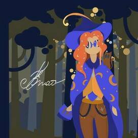 Волшебница ночного леса✨