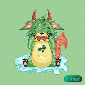 7 Иллюстрация из серии "Монстрик Тибуташка"