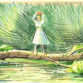 Девушка в белом