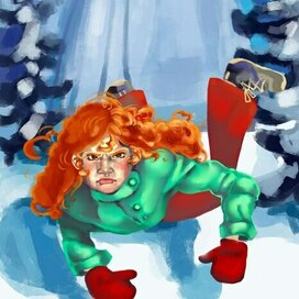 Иллюстрация к книге "Тоня Глимердал" 