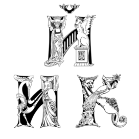 Буквицы И Й К