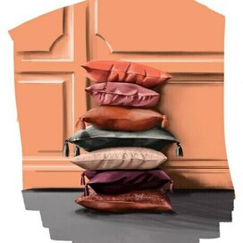 Башня из подушек