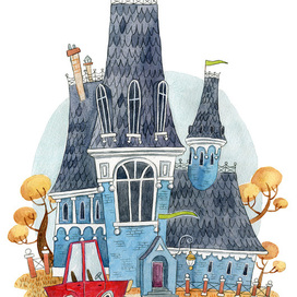 Осенний домик