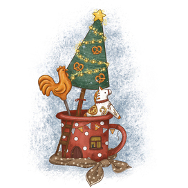 Зимняя иллюстрация