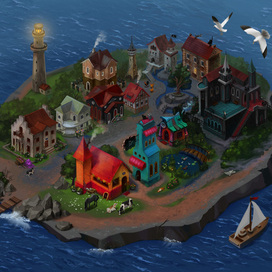 Фон для размещения уровней и локаций игры