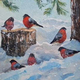 "Снегири"