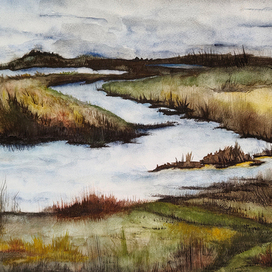 вид на Волгу