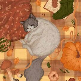 Осенний кот