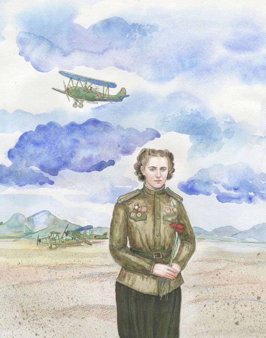 Иллюстрация к книге “Удивительные девочки России "