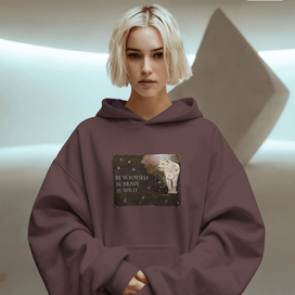 Мокап с иллюстрацией Гепард