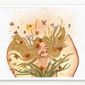 Ресурсная картина для женщин «Легкость»