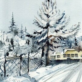 Всё в снегу