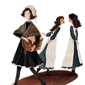 Иллюстрация к книге Маленькая принцесса