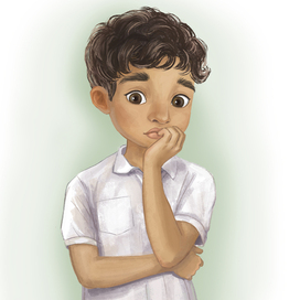 Иллюстрация к книге "No one sees me" W.Altikriti