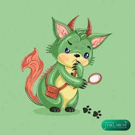 10 Иллюстрация из серии "Монстрик Тибуташка"