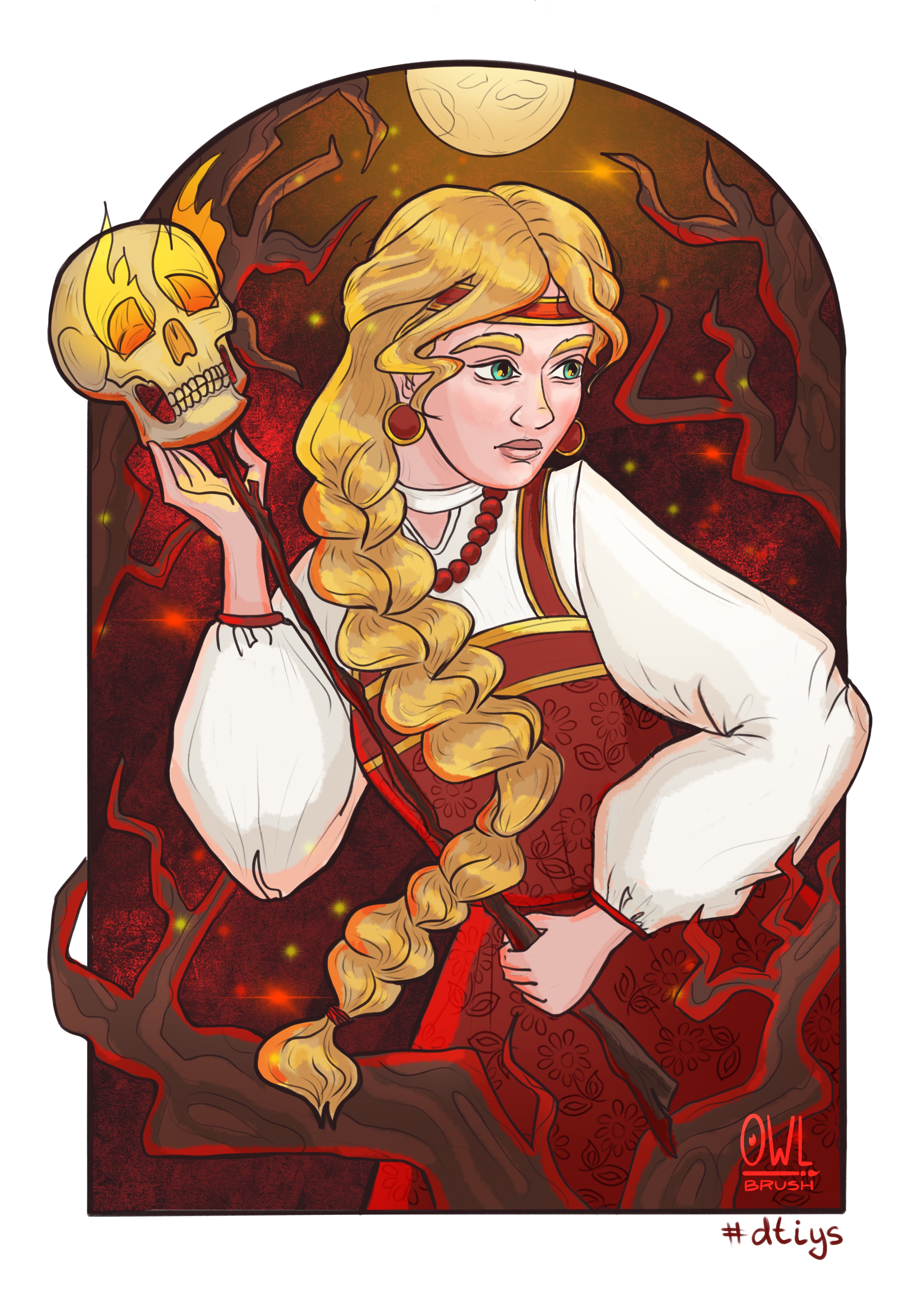 DTIYS по арту RAIN: Василиса Прекрасная