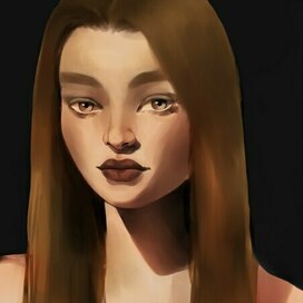 Портрет милой девушки