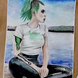 Зеленый взгляд в никуда