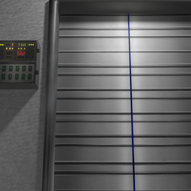 Дверь в шлюзовую камеру лунной базы колонистов 