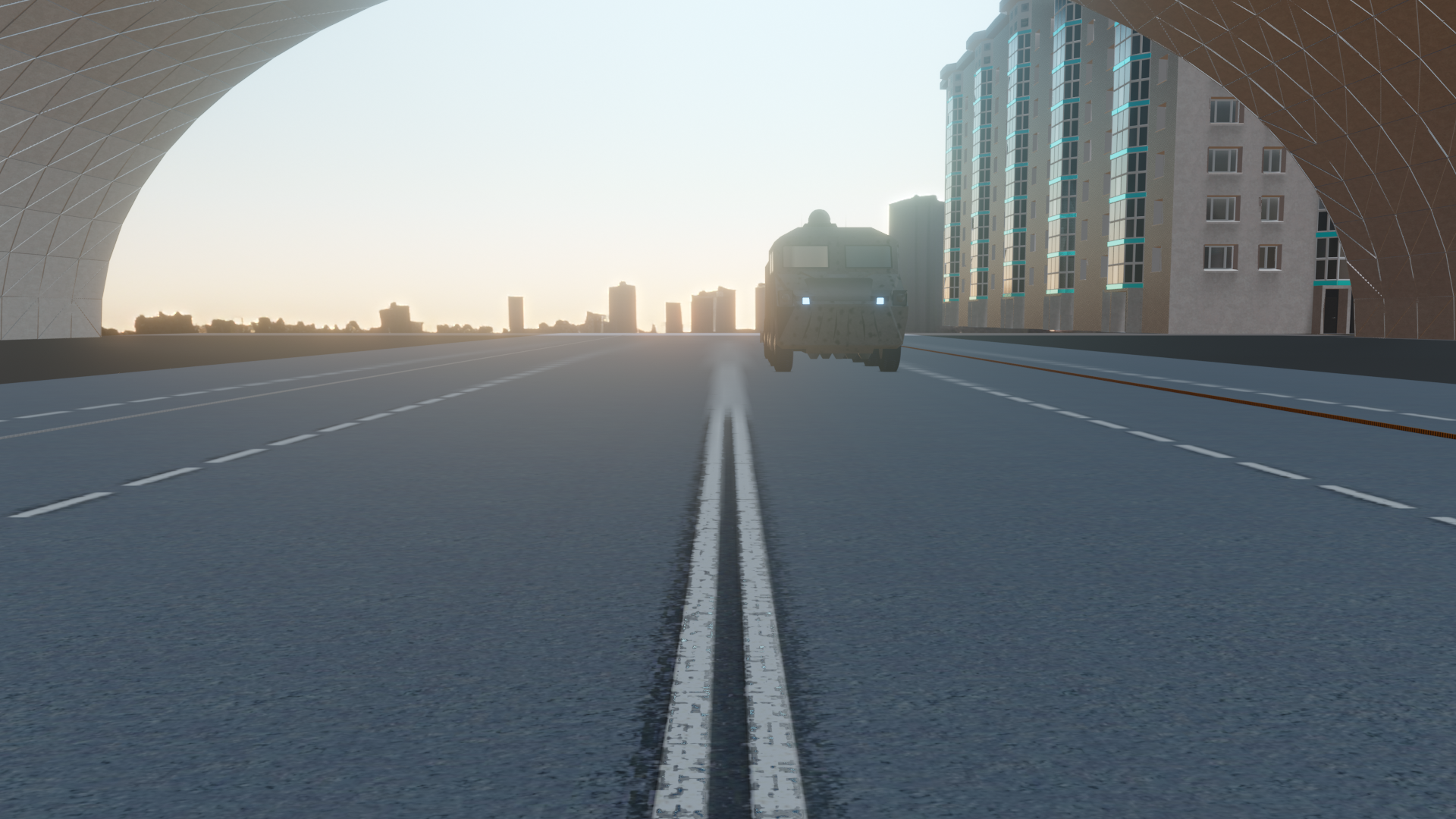 Город на другой планете, здания, архитектура