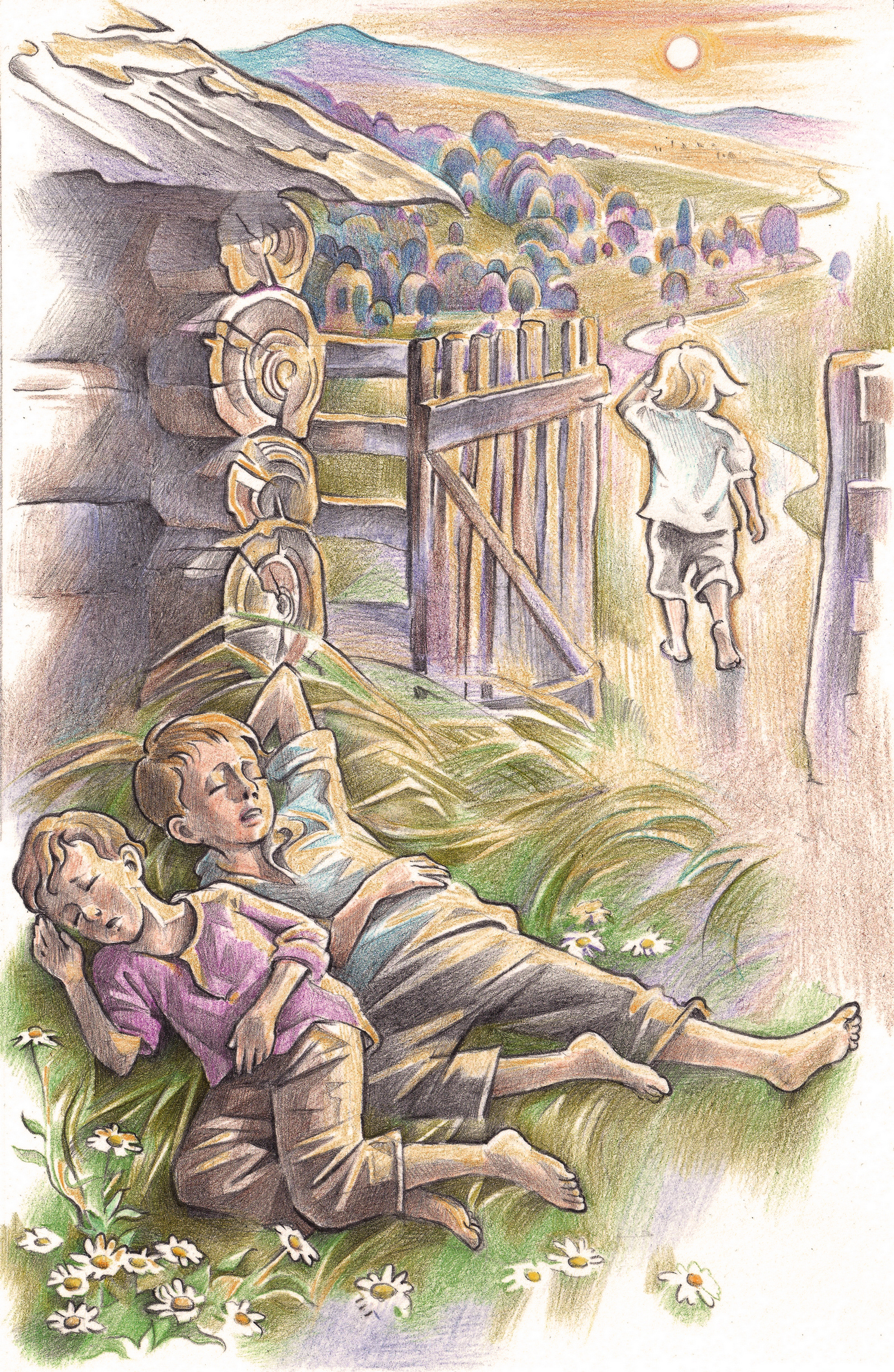 Мальчик в белой рубахе