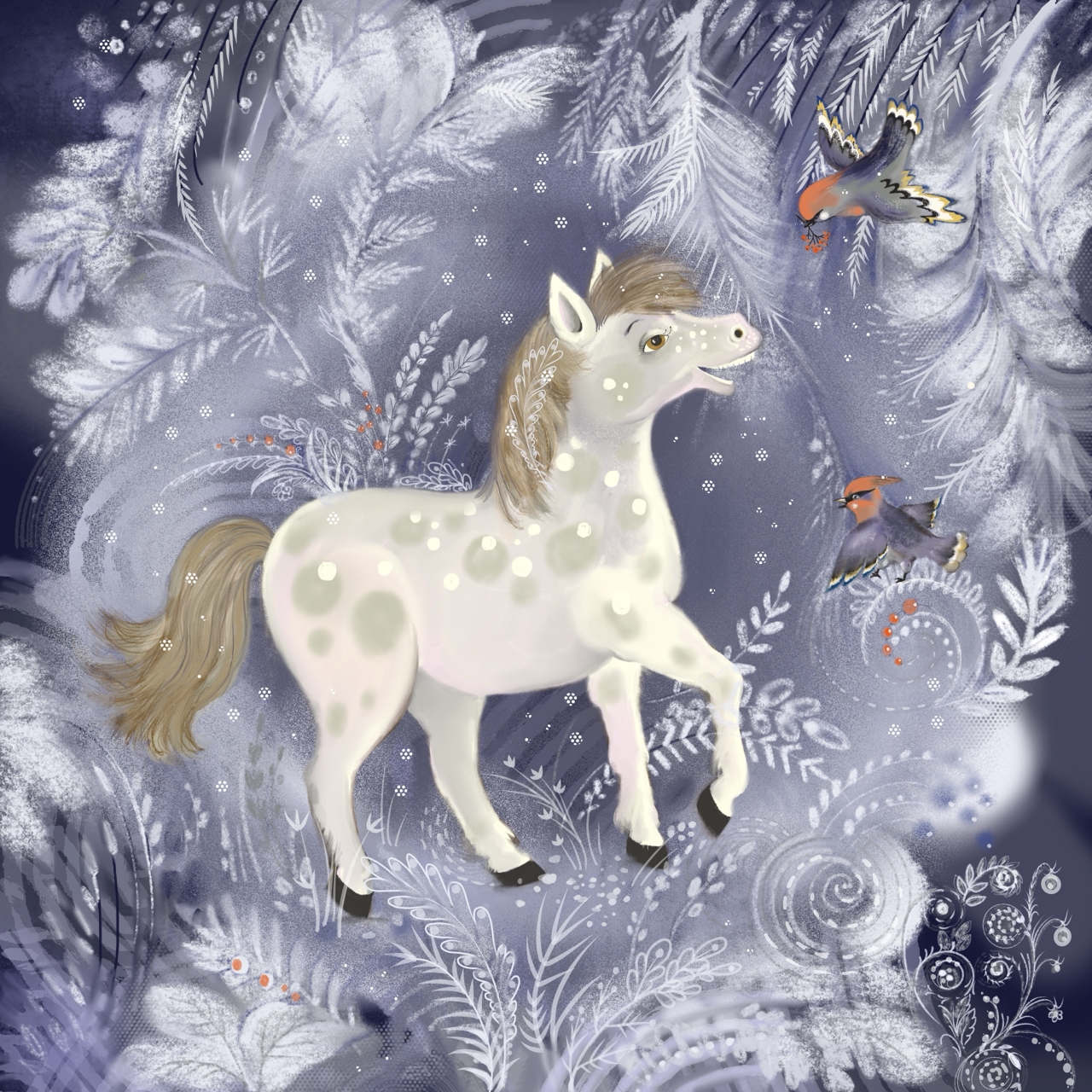 Весёлый январь.