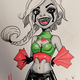 Мини вампирша