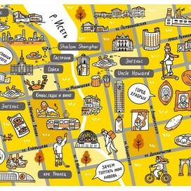 Карта Екатеринбурга