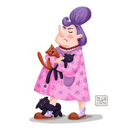 Любительница кошек