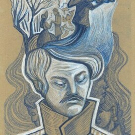 Иллюстрация к рассказу "Альберт" Л.Г.Толстого