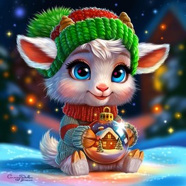 Козленок и шар